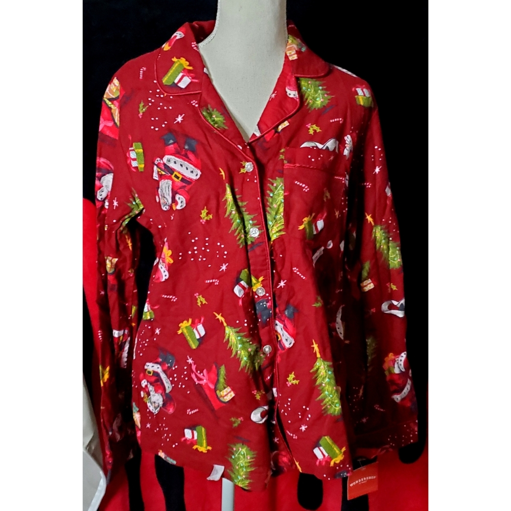 Wondershop Christmas Pajama Top NWT M